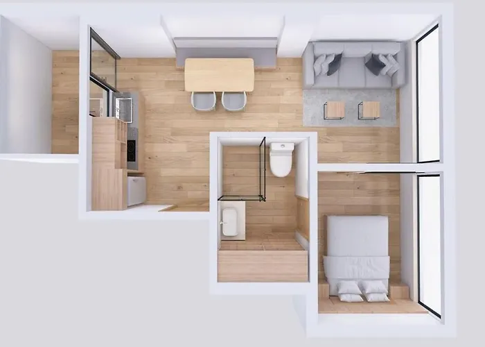 Apartamento Homero - Modern 1br